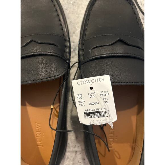 J. Crew CrewCuts Boys' occasion loafers black size K5 - Picture 6 of 7